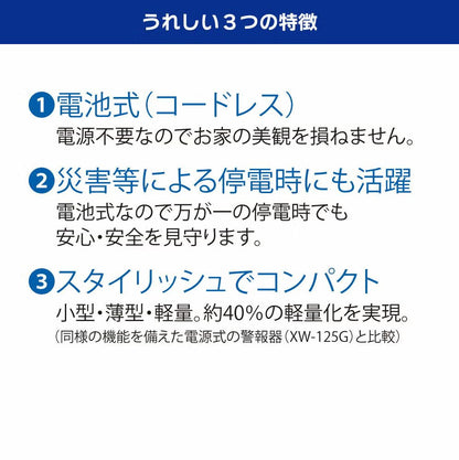 カープ　電池式ガス警報器　都市ガス（12A・13A）対応モデル