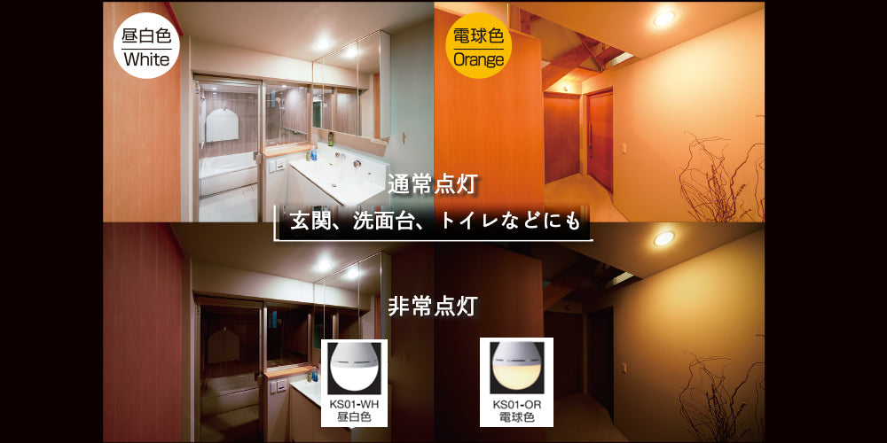 防災電球（蓄電型LED電球）　　